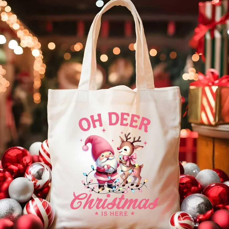 Oh deer Christmas is here | Świąteczna torba BN59 - StoryCups.pl