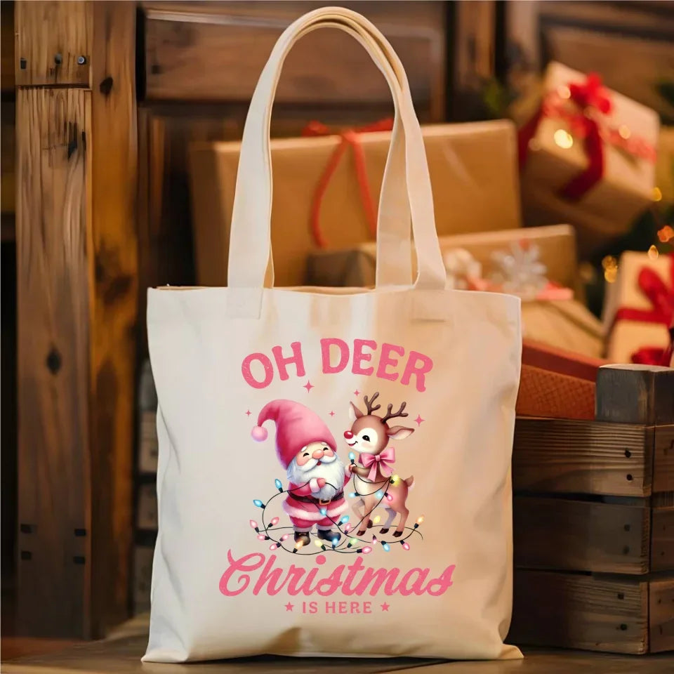 Oh deer Christmas is here | Świąteczna torba BN59 - StoryCups.pl