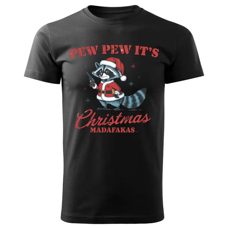 Pew pew it's Christmas | Świąteczna koszulka męska BN60 - StoryCups.pl