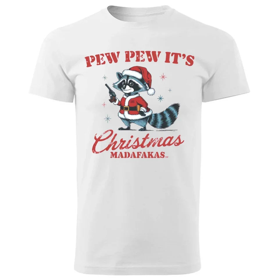 Pew pew it's Christmas | Świąteczna koszulka męska BN60 - StoryCups.pl