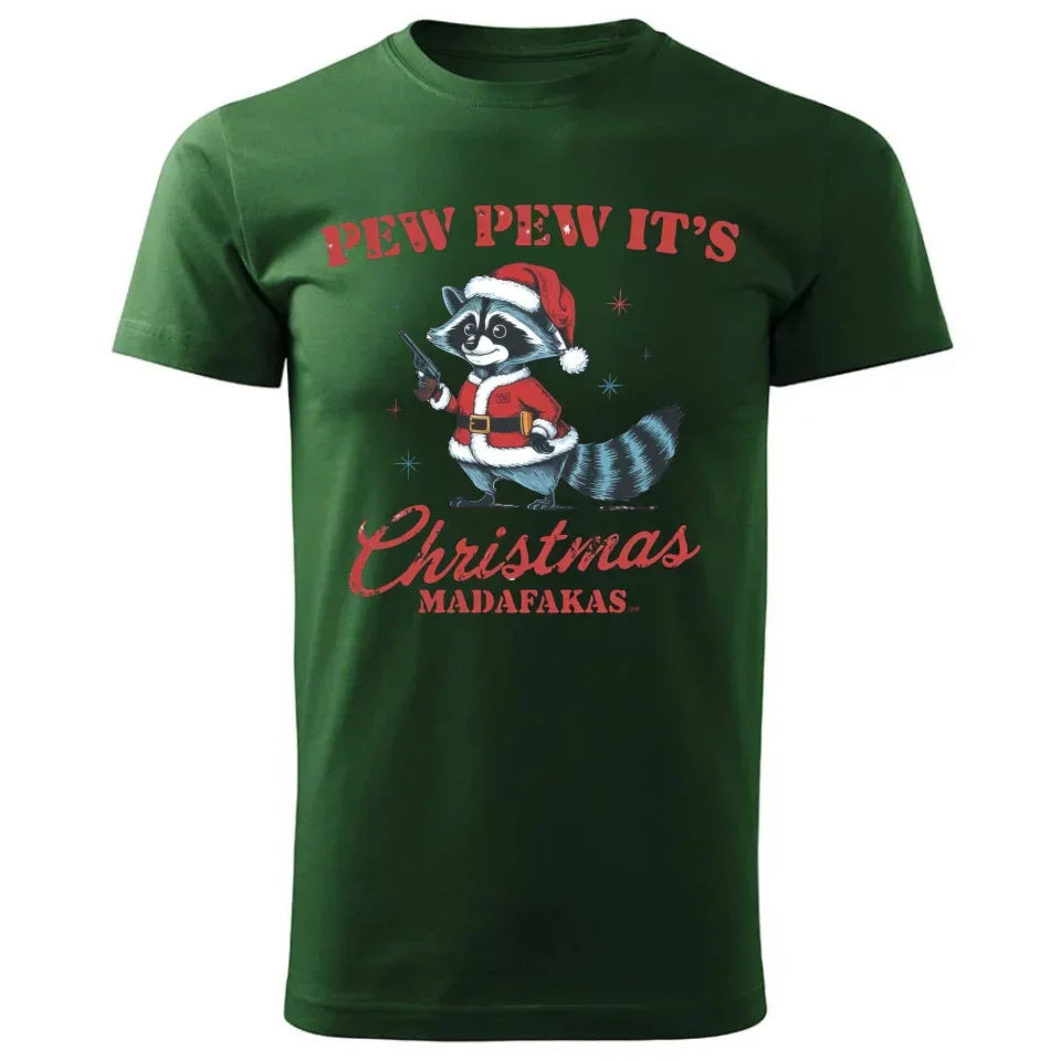 Pew pew it's Christmas | Świąteczna koszulka męska BN60 - StoryCups.pl