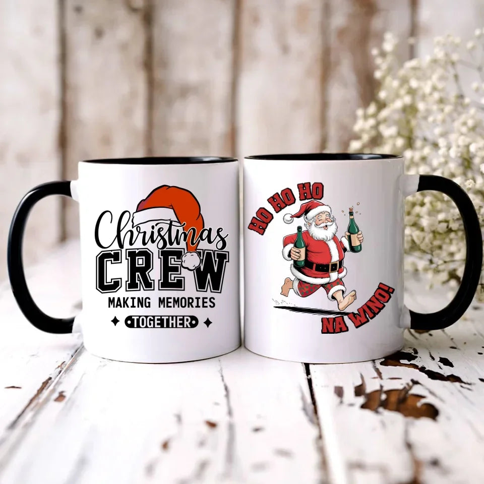 Ho ho ho na wino | Świąteczny kubek BN61 - StoryCups.pl