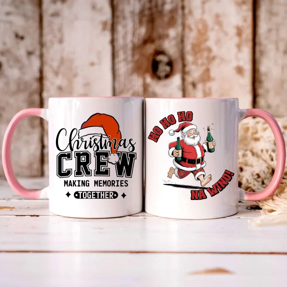 Ho ho ho na wino | Świąteczny kubek BN61 - StoryCups.pl