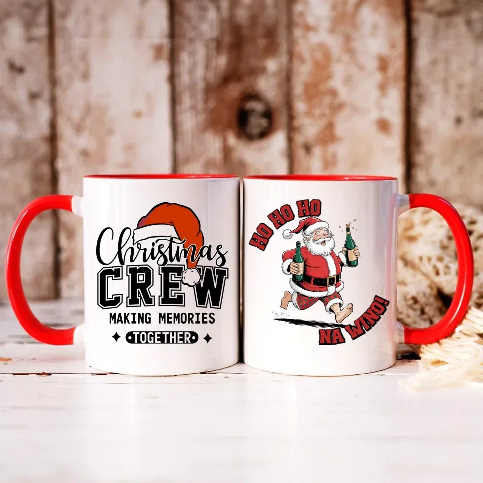 Ho ho ho na wino | Świąteczny kubek BN61 - StoryCups.pl