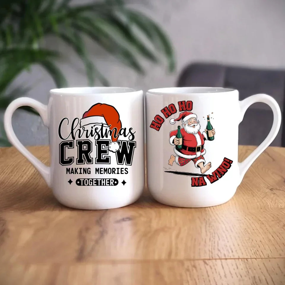 Ho ho ho na wino | Świąteczny kubek BN61 - StoryCups.pl