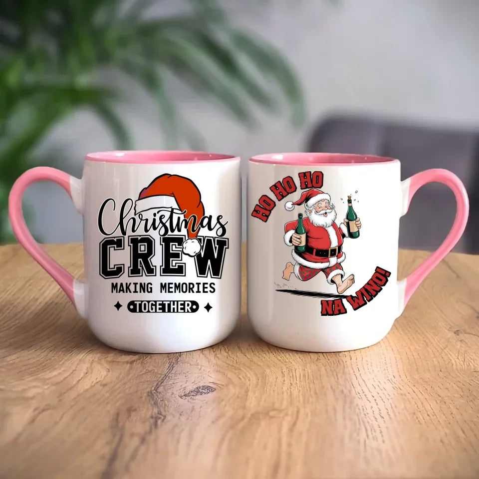 Ho ho ho na wino | Świąteczny kubek BN61 - StoryCups.pl