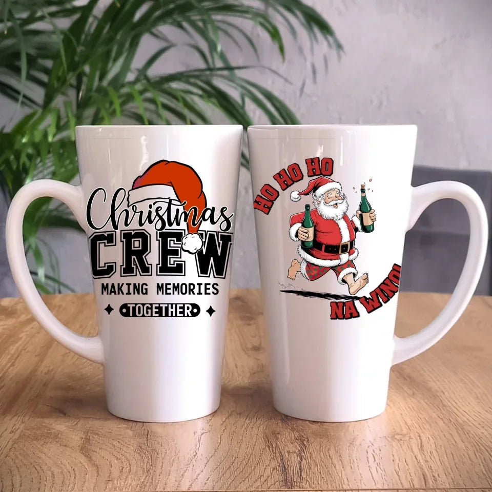 Ho ho ho na wino | Świąteczny kubek BN61 - StoryCups.pl