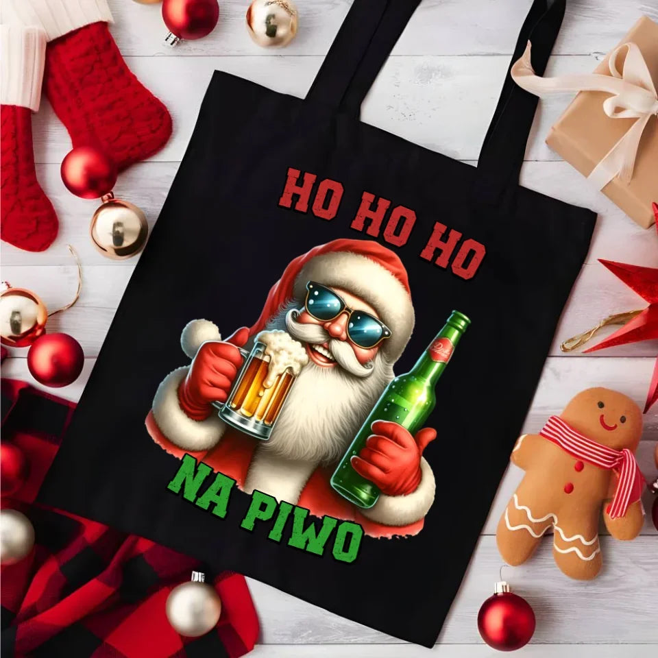 Ho ho ho na piwo | Świąteczna torba BN64 - StoryCups.pl