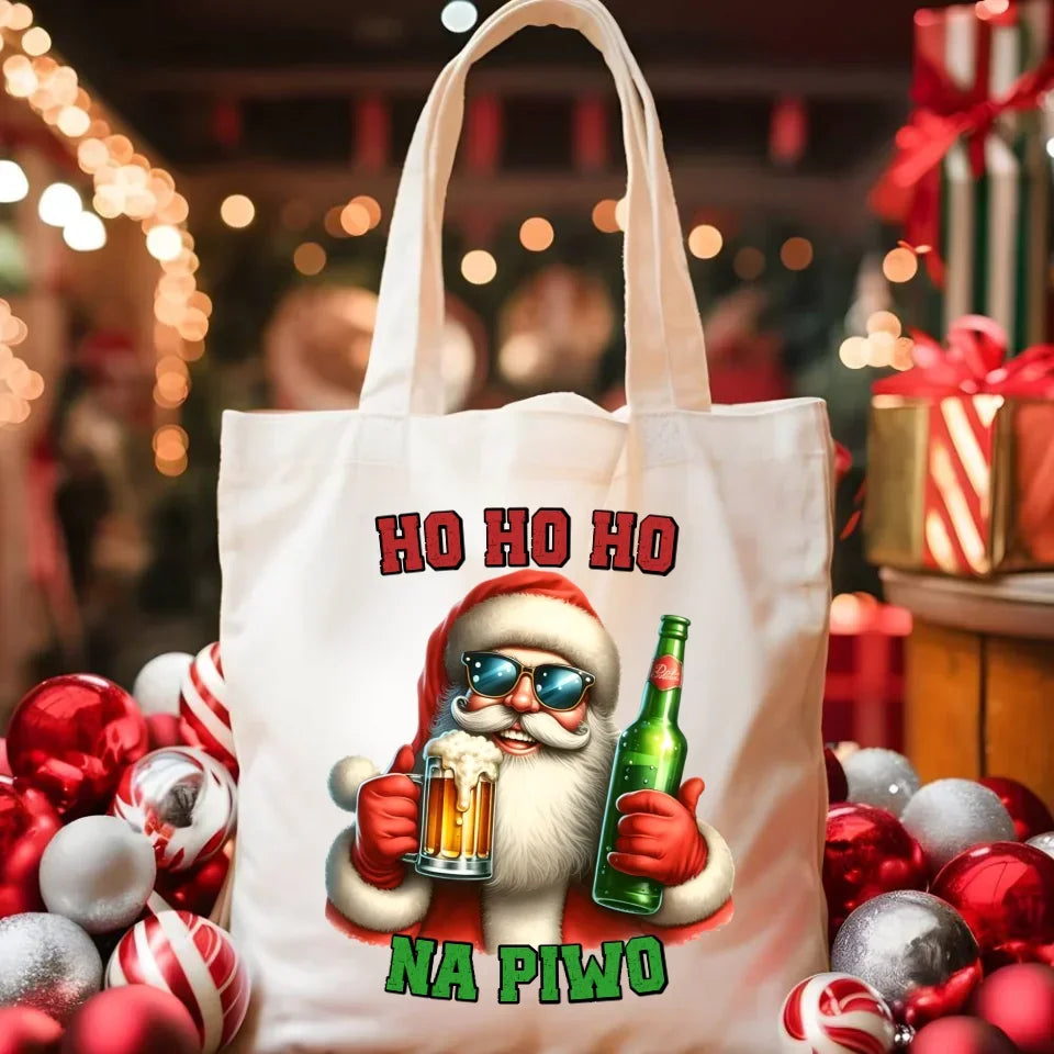 Ho ho ho na piwo | Świąteczna torba BN64 - StoryCups.pl