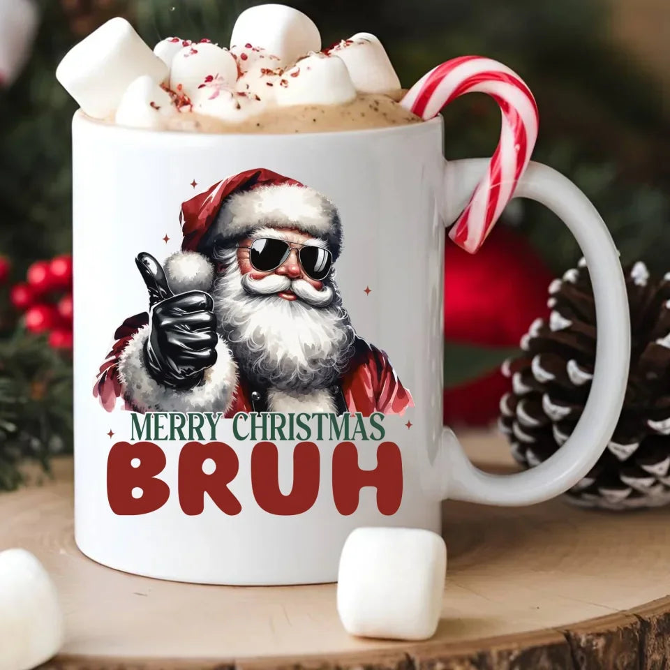 Merry Christmas Bruh | Świąteczny kubek BN65 - StoryCups.pl