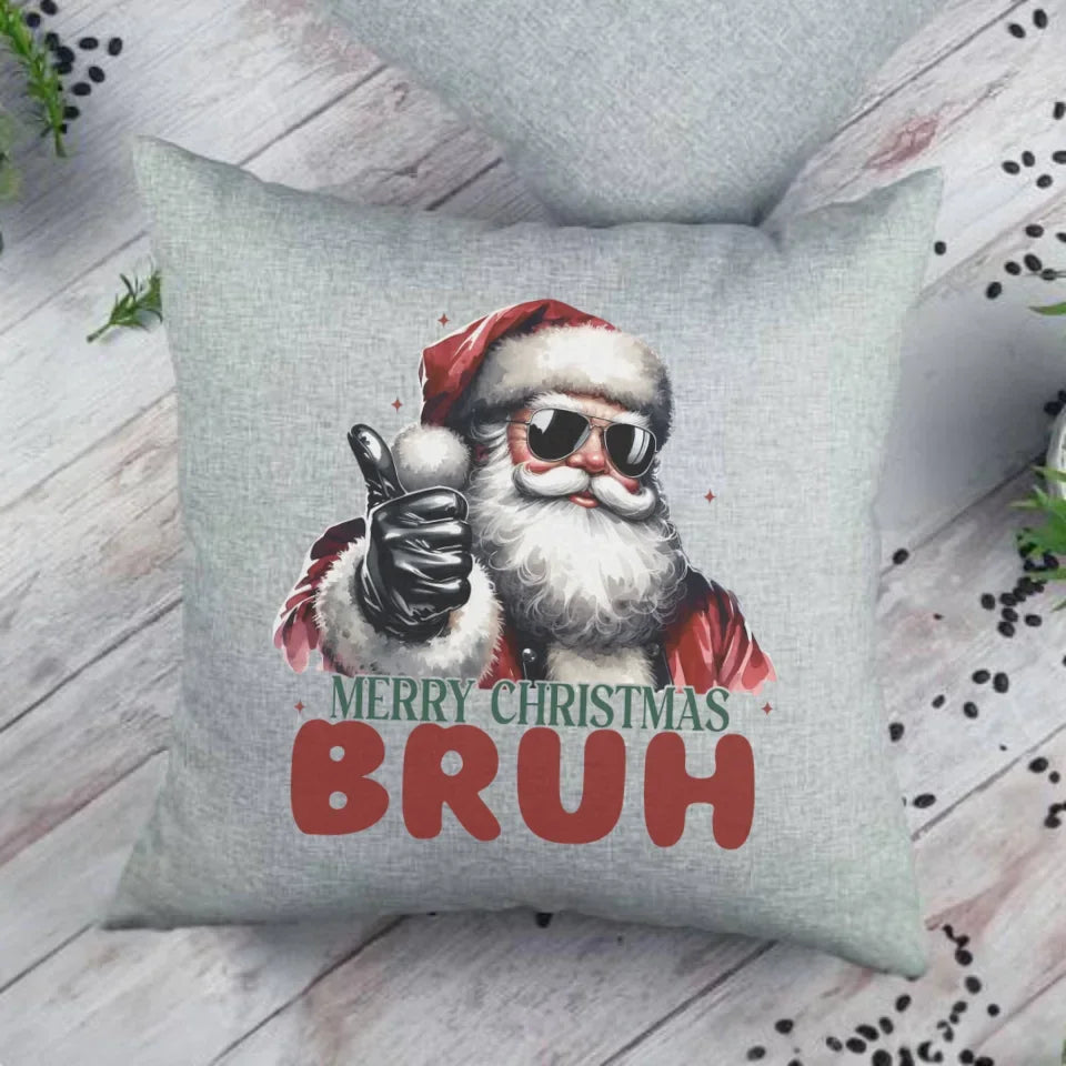 Merry Christmas Bruh | Świąteczna poduszka BN65 - StoryCups.pl