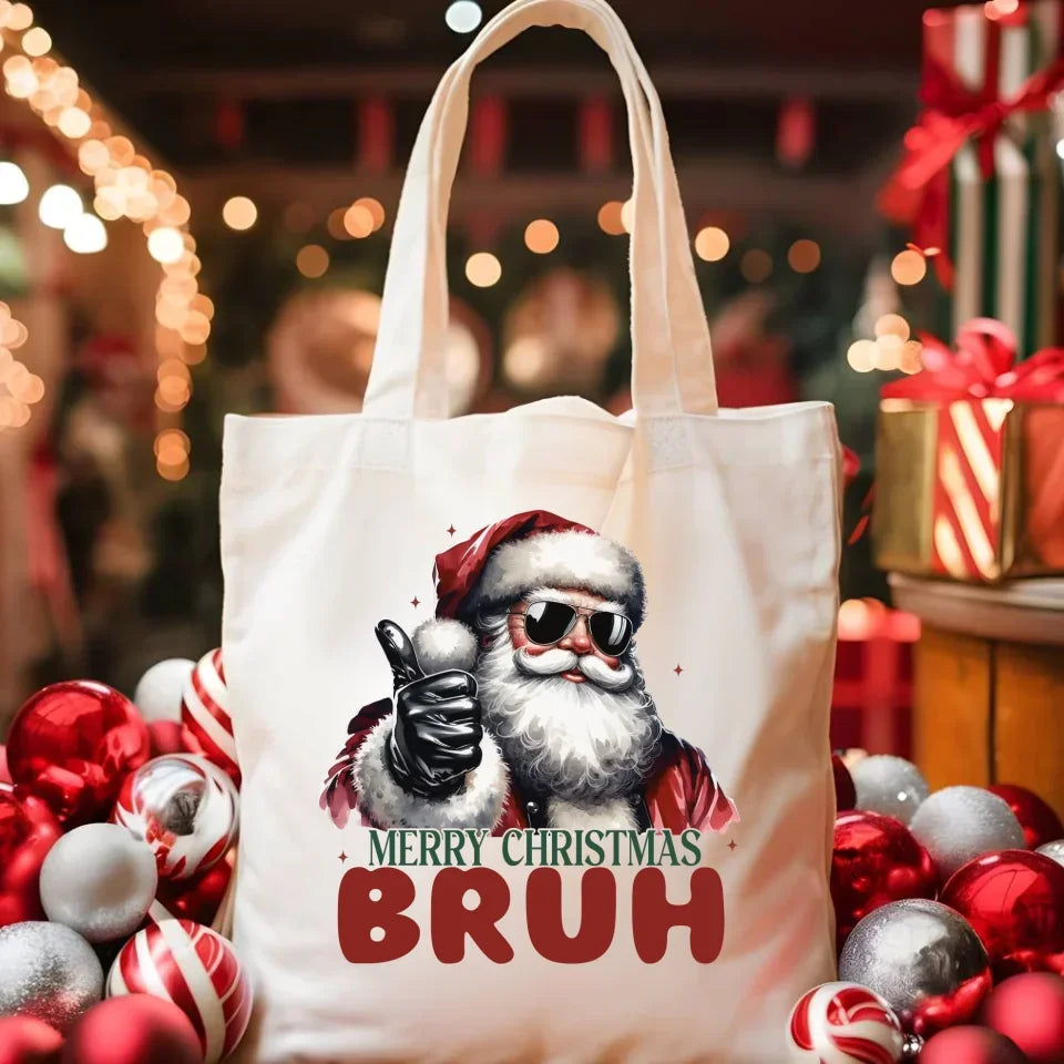 Merry Christmas Bruh | Świąteczna torba BN65 - StoryCups.pl