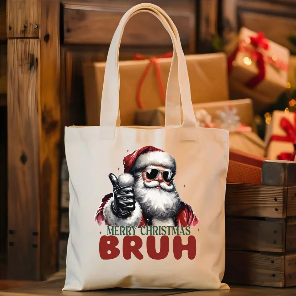 Merry Christmas Bruh | Świąteczna torba BN65 - StoryCups.pl