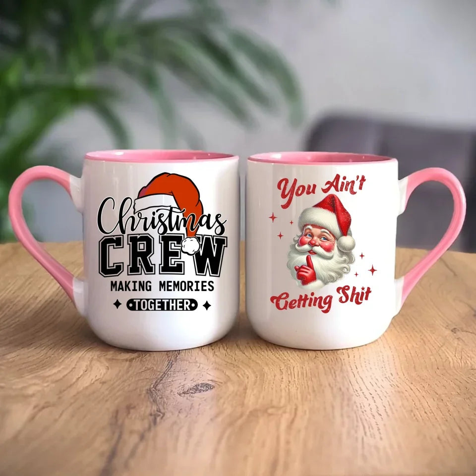 Nie dostaniesz nic | Świąteczny kubek z Mikołajem BN66 - StoryCups.pl