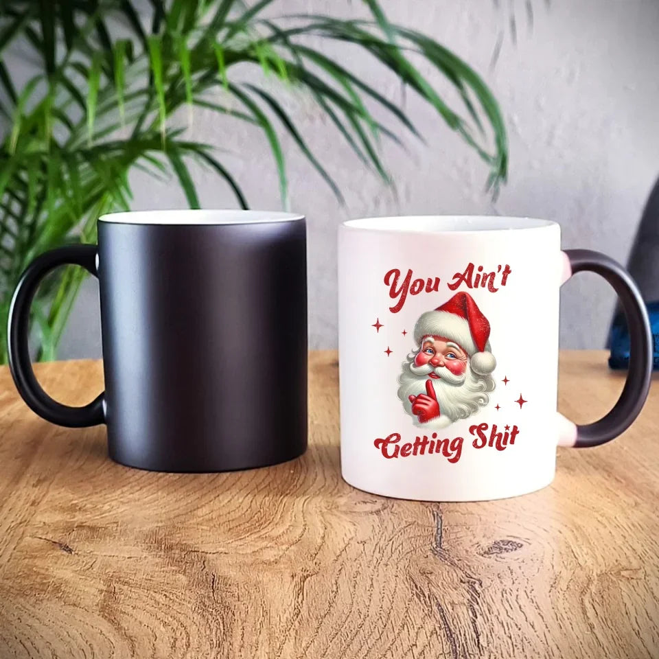 Nie dostaniesz nic | Świąteczny kubek z Mikołajem BN66 - StoryCups.pl