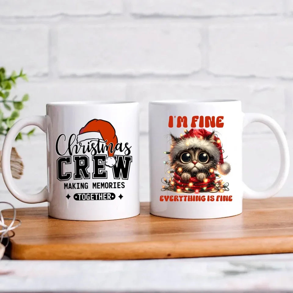 Wszystko jest w porządku | Świąteczny kubek BN67 - StoryCups.pl