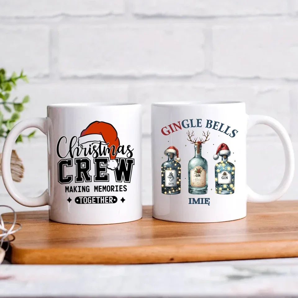 Gingle bells | Personalizowany kubek świąteczny BN68 - StoryCups.pl