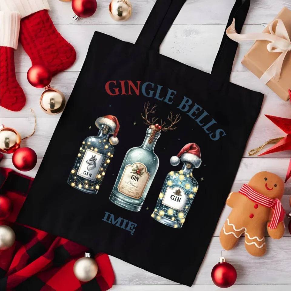 Gingle bells | Personalizowana torba świąteczna BN68 - StoryCups.pl