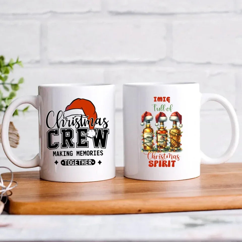 Pełen świątecznego ducha | Personalizowany kubek świąteczny BN69 - StoryCups.pl