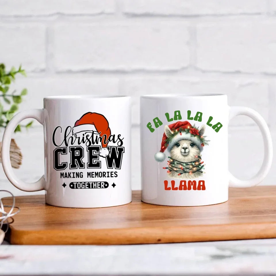 Fa la la la lama | Świąteczny kubek BN71 - StoryCups.pl