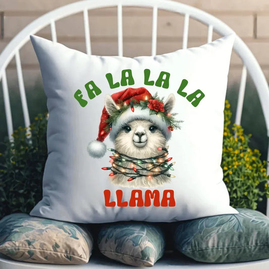 Fa la la la lama | Świąteczna poduszka BN71 - StoryCups.pl