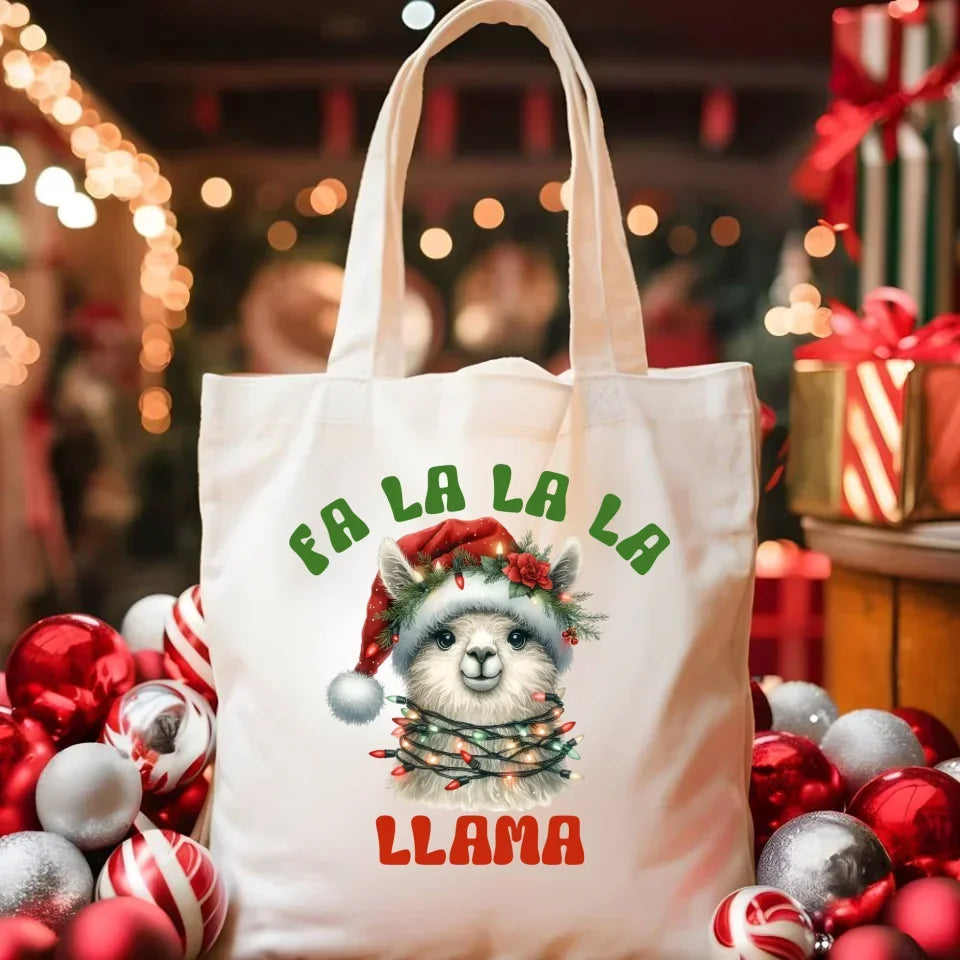Fa la la la lama | Świąteczna torba BN71 - StoryCups.pl