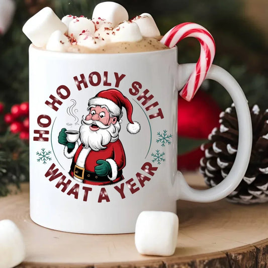 Ho ho holy shit | Świąteczny kubek BN74 - StoryCups.pl