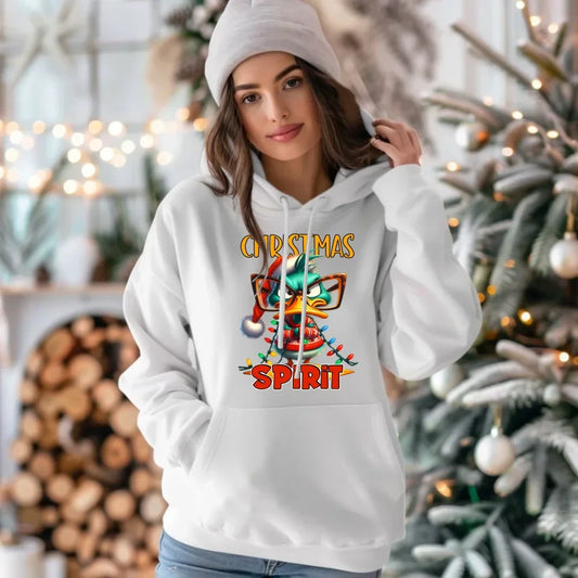 Christmas spirit | Świąteczna bluza damska z kapturem BN76 - StoryCups.pl