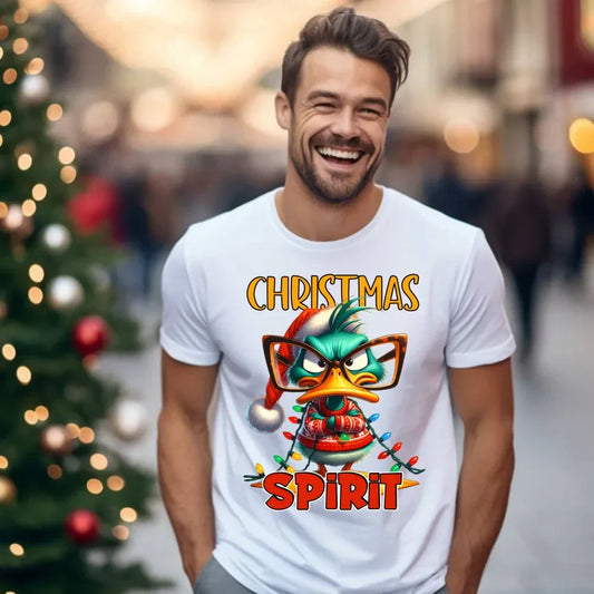 Christmas spirit | Świąteczna koszulka męska BN76 - StoryCups.pl