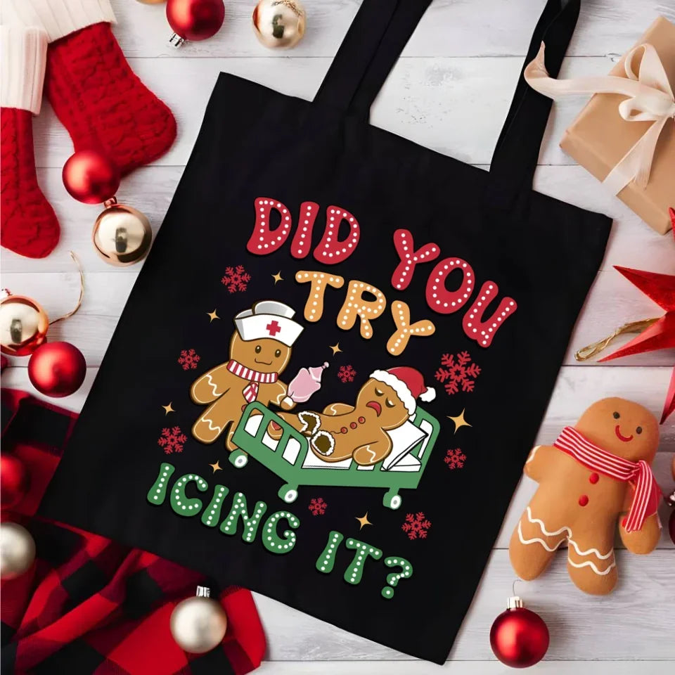Did you try icing it? | Świąteczna torba BN78 - StoryCups.pl