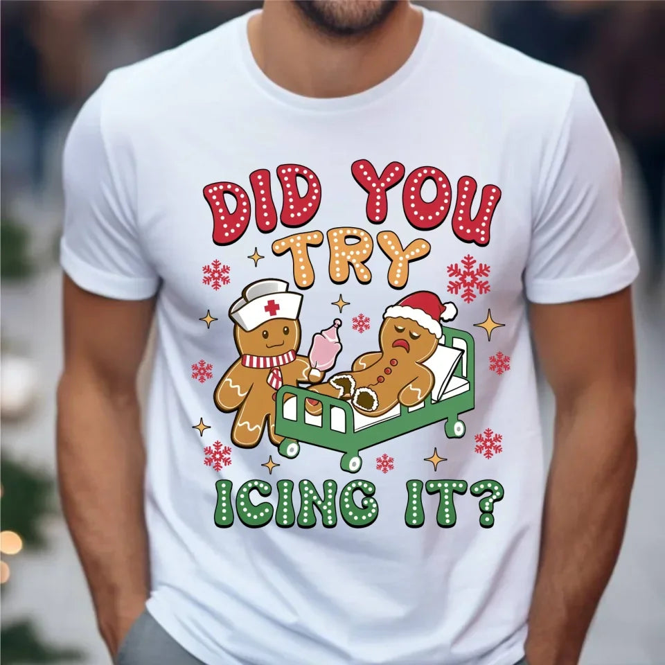 Did you try icing it? | Świąteczna koszulka męska BN78 - StoryCups.pl