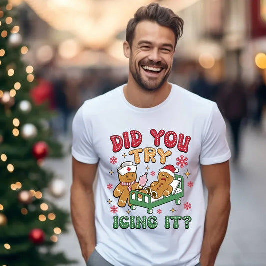 Did you try icing it? | Świąteczna koszulka męska BN78 - StoryCups.pl