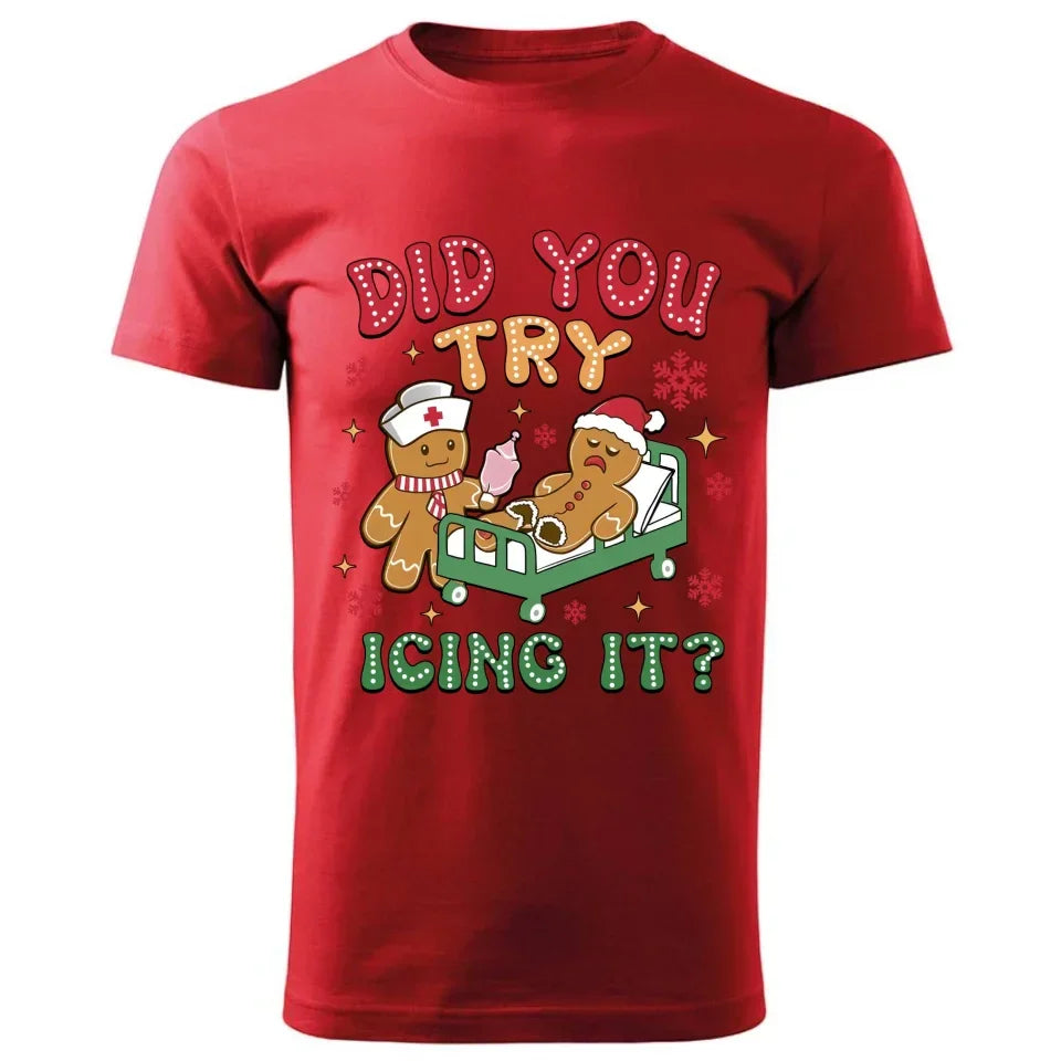 Did you try icing it? | Świąteczna koszulka męska BN78 - StoryCups.pl