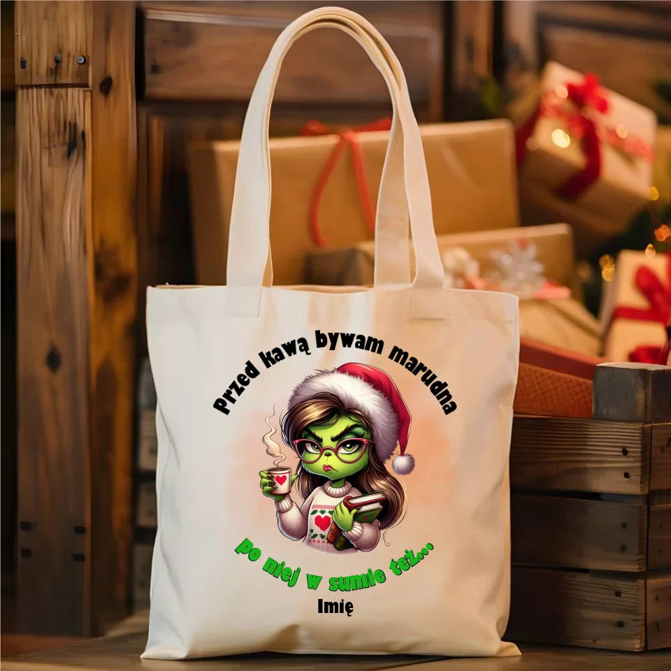 Personalizowana torba świąteczna na prezent Mikołajki Święta