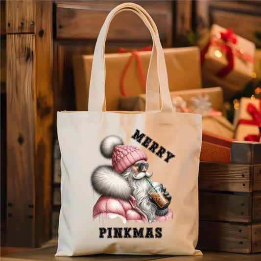 Merry pinkmas | Świąteczna eco torba BN117 - StoryCups.pl