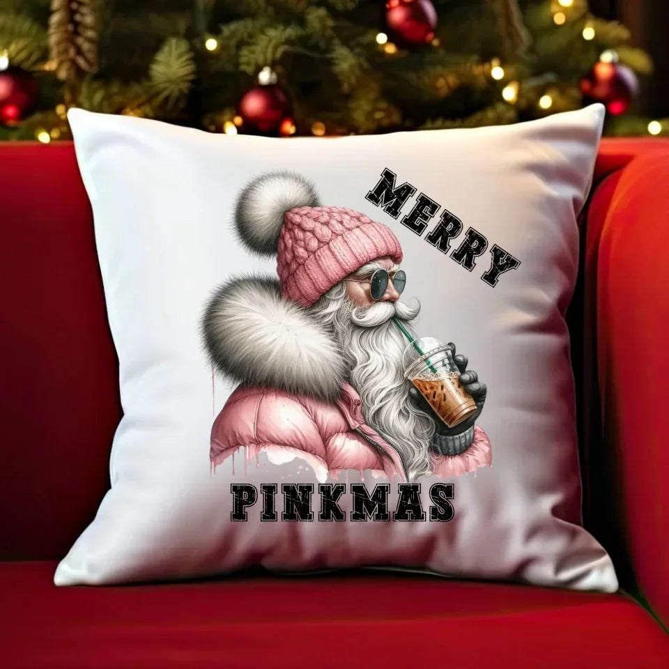 Merry pinkmas | Poduszka świąteczna BN117 - StoryCups.pl