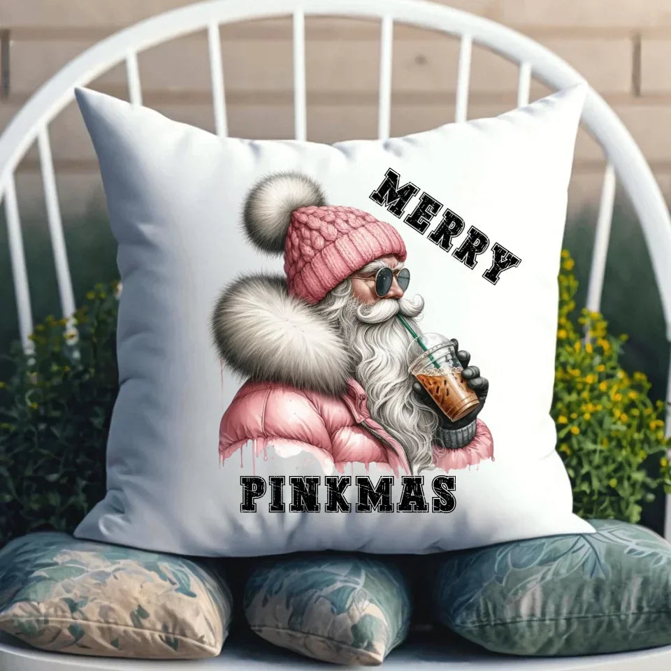 Merry pinkmas | Poduszka świąteczna BN117 - StoryCups.pl