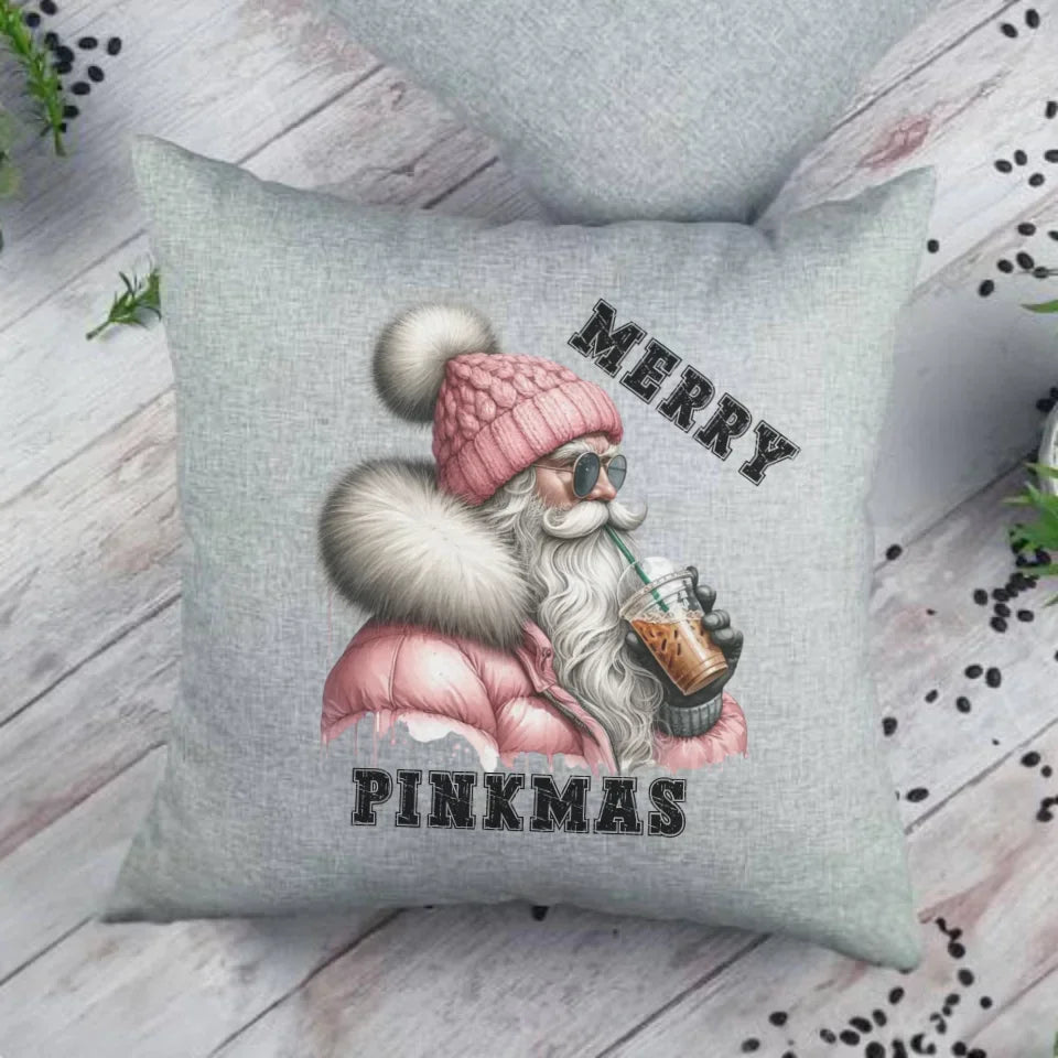 Merry pinkmas | Poduszka świąteczna BN117 - StoryCups.pl