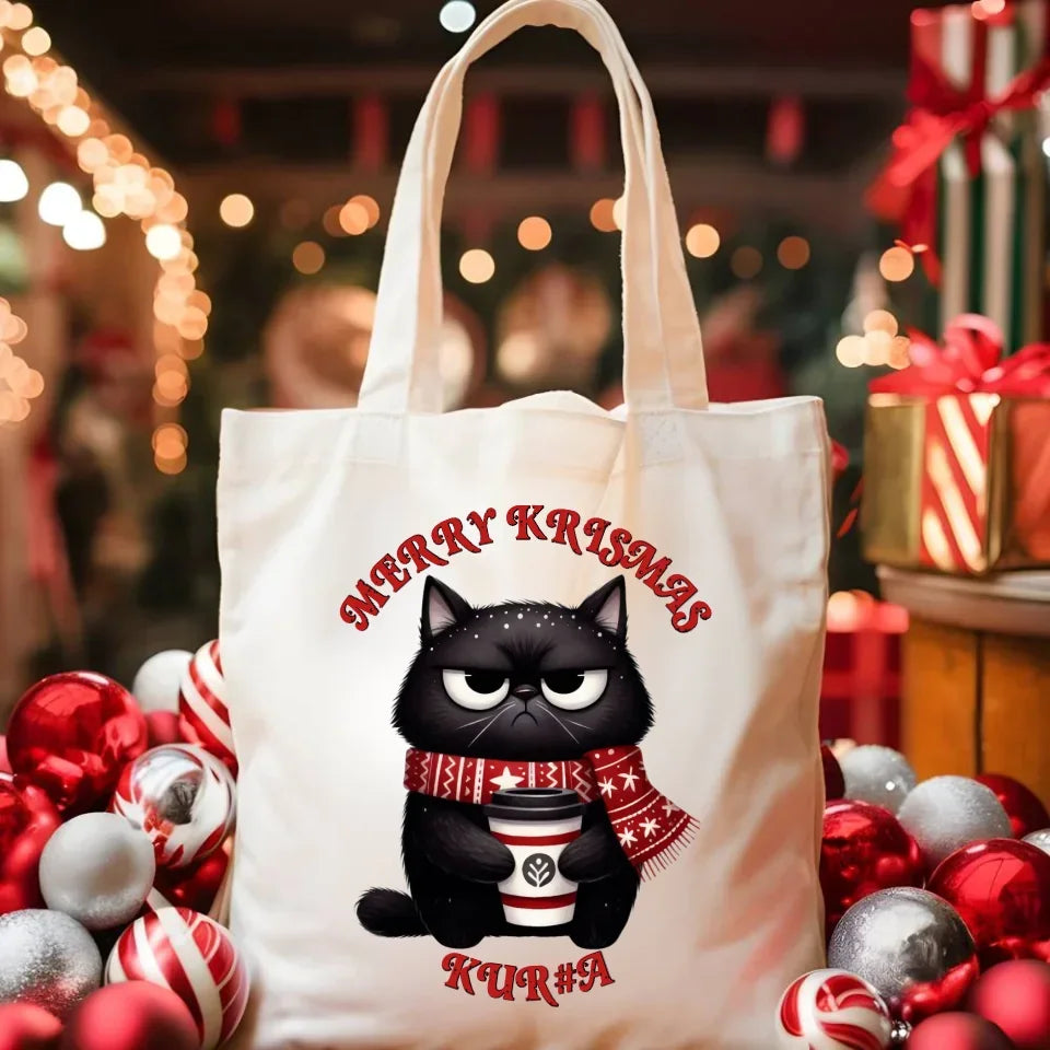 Merry krismas | Świąteczna eco torba BN34 - StoryCups.pl