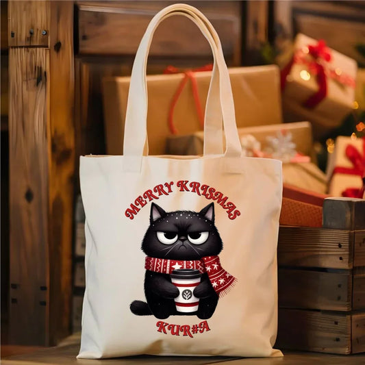 Merry krismas | Świąteczna eco torba BN34 - StoryCups.pl