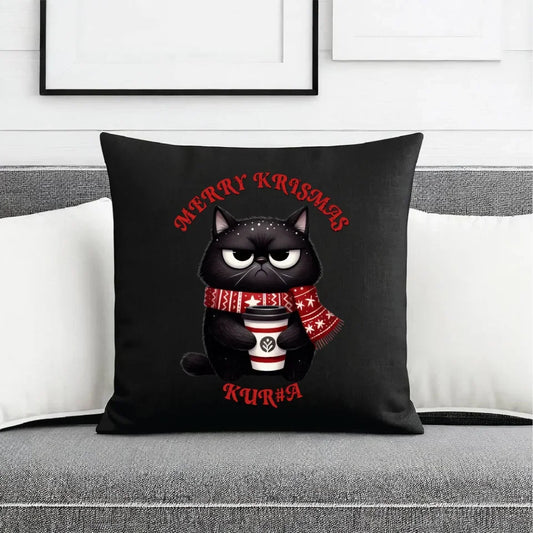 Merry krismas | Świąteczna poduszka dekoracyjna BN34 - StoryCups.pl