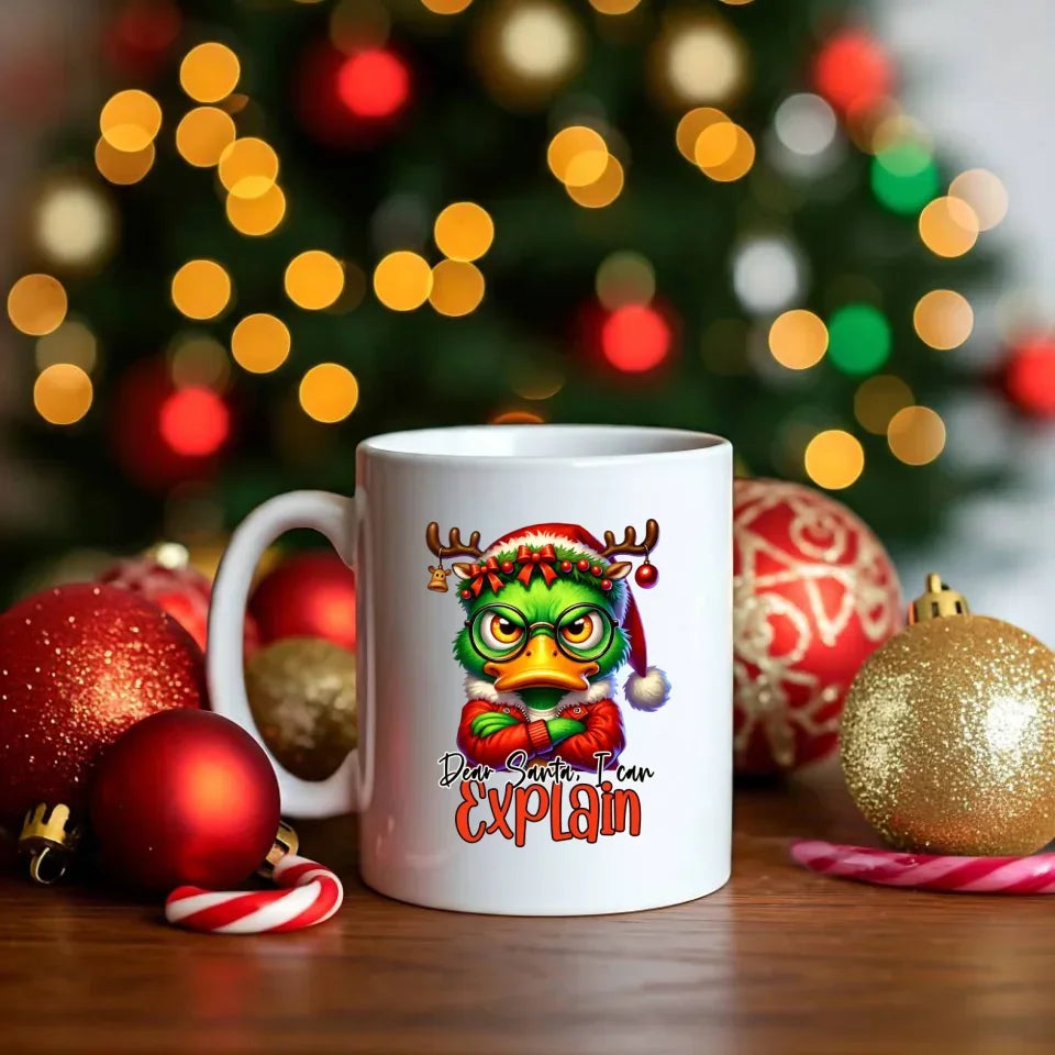 Tak bardzo się starałem | Spersonalizowany świąteczny kubek BN120 - StoryCups.pl