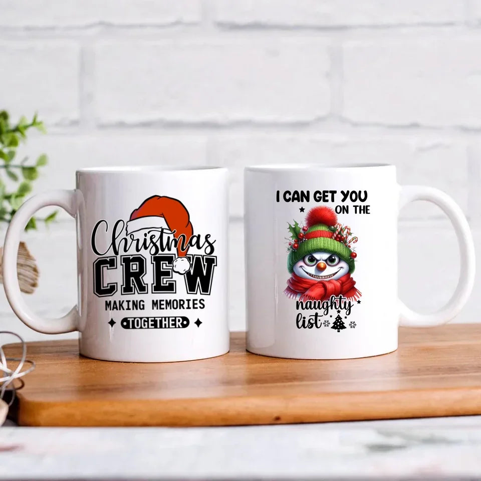 Mogę wpisać Cię na listę niegrzecznych | Świąteczny kubek BN121 - StoryCups.pl