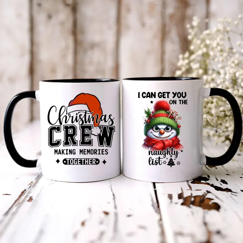 Mogę wpisać Cię na listę niegrzecznych | Świąteczny kubek BN121 - StoryCups.pl