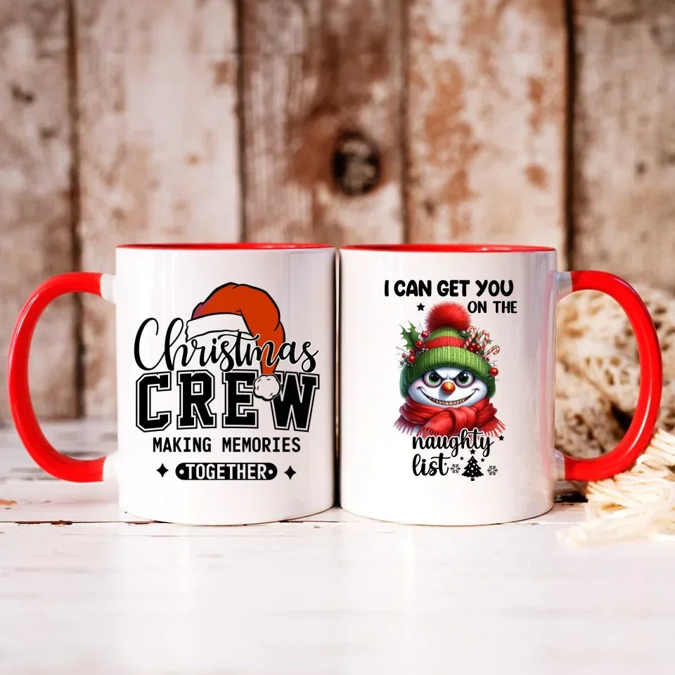 Mogę wpisać Cię na listę niegrzecznych | Świąteczny kubek BN121 - StoryCups.pl
