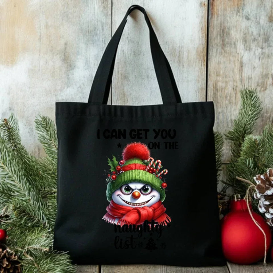 Mogę wpisać Cię na listę niegrzecznych | Świąteczna torba BN121 - StoryCups.pl