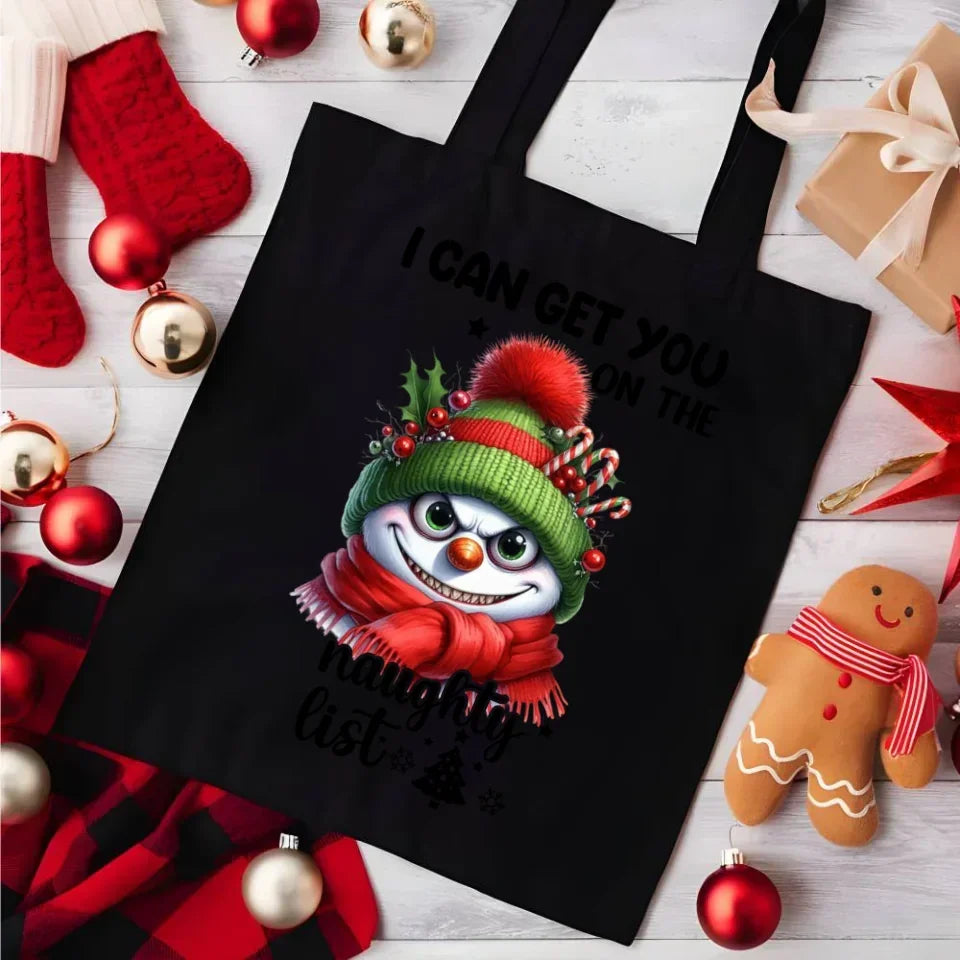 Mogę wpisać Cię na listę niegrzecznych | Świąteczna torba BN121 - StoryCups.pl