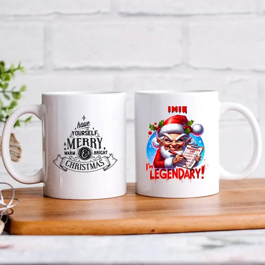 Legendarnie niegrzeczna | Personalizowany kubek świąteczny BN122 - StoryCups.pl