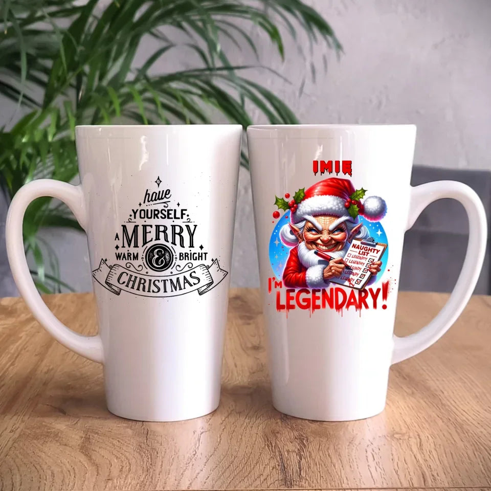 Legendarnie niegrzeczna | Personalizowany kubek świąteczny BN122 - StoryCups.pl