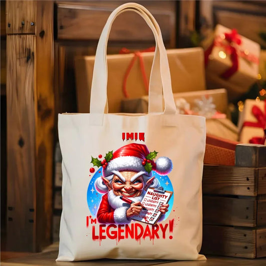 Legendarnie niegrzeczna | Personalizowana torba świąteczna BN122 - StoryCups.pl